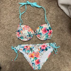 Heat Floral Bikini Set